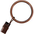 thumbnail image 2 of Curtain Rings - 80 Pack Curtain Clips with Rings Metal Closed Curtain Rings with Clips 1.26 Inch Interior Diameter Rustproof Bronze Curtain Ring Clips Hooks Hanging Clips Rings Drapery Curtain Hanger, 2 of 5