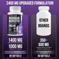 thumbnail image 4 of Thalacy 2400mg Fadogia Agrestis Tongkat Ali Supplement - Fadogia Agrestis 1400mg & Tongkat Ali 1000mg Ultra Blend, Maximum Strength, Muscle Mass & Athletic Performance, 60 Softgels, 4 of 5