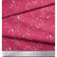 thumbnail image 3 of Soimoi Rayon Fabric Branches,Leaves & Bird Print Fabric by the Yard 56 Inch Wide, 3 of 3