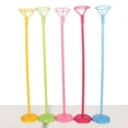 thumbnail image 3 of CIMAXIC Balloons Holder 5pcs Table Balloon Stand Reusable Balloon Holder Balloon Stand Kit Balloon Support Holder Set (Red+Yellow+Blue+Green+Pink),15.75"X0.39"X0.39", 3 of 4