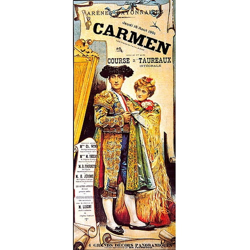 Trademark Fine Art "Carmen" Canvas Art, 10x24