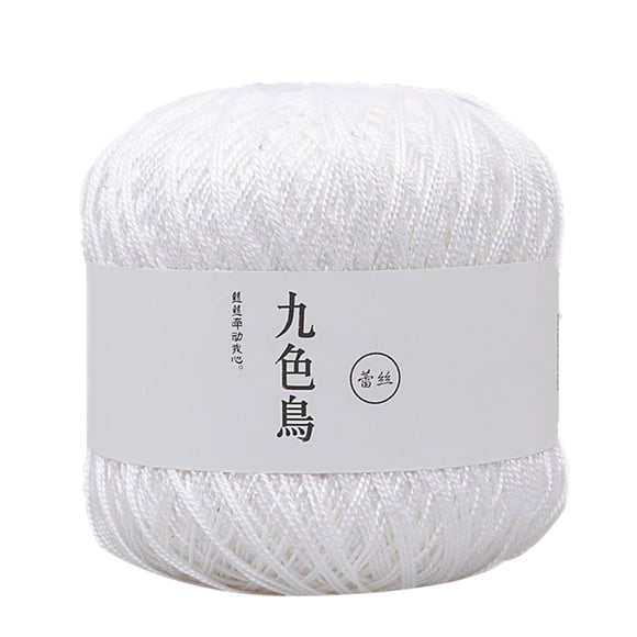Dvkptbk Ball Of Yarn Fil de Dentelle Bricolage Fil Fin Tissé Fil à Crocheter 8th Ball Of Yarn