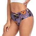 thumbnail image 2 of Balery Vintage Halloween Black Cat Ropa Interior de Algodón para Mujer con Dibujo – Braguitas Cómodas y Elásticas, Estilo Clásico-3X-Large, 2 of 6
