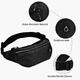 thumbnail image 3 of Pack riñonera hombre mujer, riñonera deportiva impermeable para viajar senderismo correr manos libres MFZFUKR  CPB-DE-SSW1308-4, 3 of 5