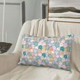 thumbnail image 5 of Goofa Colorful Cute Pig Pattern Pillow Case – Plush & Soft Cushion Cover, Hypoallergenic Throw Pillow Case for Comfortable Sleep with Envelope Closure-14"x20", 5 of 6