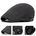 thumbnail image 4 of Newsboy Hats for Men Flat Cap Cotton Adjustable Breathable Irish Cabbie Ivy Driving Gatsby Hunting Hat, 4 of 7