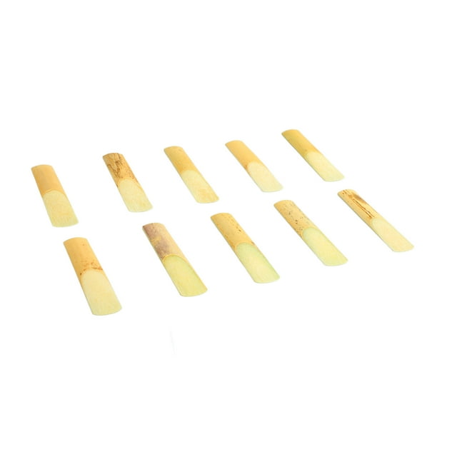 Accessoire pour Anches de Sax, 10 Pcs Anche de Saxophone Alto Installation Simple pour Remplacement