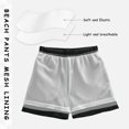 thumbnail image 3 of FORMRS Boys Swim Trunks Quick Dry Mesh Liner Boardshorts Sizes XS-XL, UFO with Hearts Pattern, 3 of 7