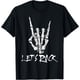 thumbnail image 1 of Lets Rock On Band - Camiseta con diseño de esqueleto de rock and roll, 1 of 2
