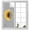 Grey, variant on Window Privacy Film Yellow Sunflowers Stained Glass Window Film Decorative Sun Block Window Cover You Are My Sunshine Wood Rustic Window Clings Static Adhesive Sticker for Bathroom 23.6"x59"
