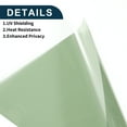 thumbnail image 4 of Unique Bargains Nano Ceramic Car Window Tint Film VLT 50% IRR 60% UVR 99% Green 5ft x 24inch Privacy Film 2mil PET 1 Pc, 4 of 8