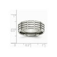 thumbnail image 6 of Stainless Steel 8mm Grooved Polished Band Size: 7; for Adults and Teens; for Women and Men, 6 of 6