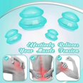 thumbnail image 4 of 8 Pcs 4 Sizes Cupping Therapy Set With Satin Bag Silicone Massage Cups Professional Cupping Therapy Vacuum Cup For Cellulite Joint Pain Muscle Pain(, 4 of 5