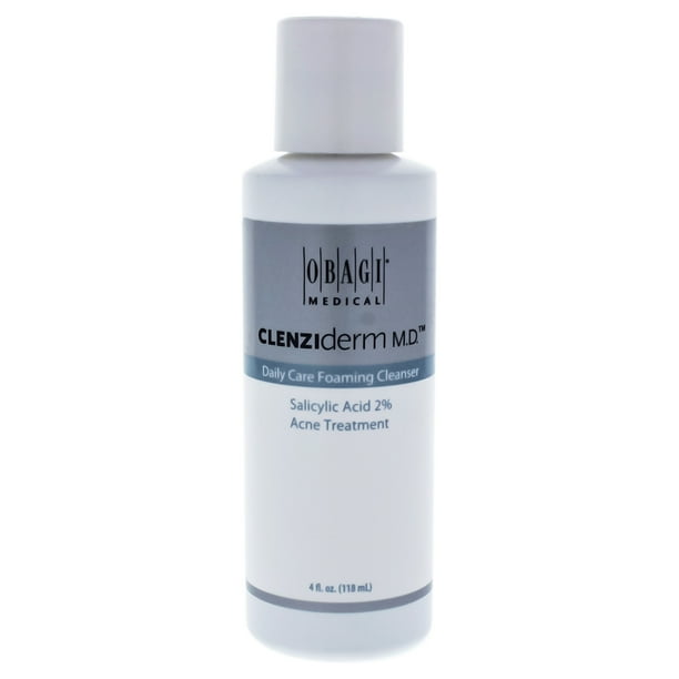 Obagi Limpiador Limpiador espumoso Clenziderm MD Daily Care, ácido salicílico, tratamiento para el acné al 2% 4oz Obagi Obagi Limpiador 4oz