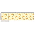 thumbnail image 3 of Ambesonne Summer Fabric by the Yard Upholstery, Swarm Bees and Hive Shapes, 1 Yard, Cream Marigold and Orange, 3 of 5