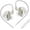 White with Mic, variant on CCA CRA PRO in Ear Monitor Headphones, Ultra-Thin DLC Diaphragm Dynamic Driver Gaming Earbuds, Clear Sound & Deep Bass, IEMS for Singer Musicians Drummers DJ