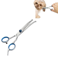 thumbnail image 1 of Tijeras Profesionales para Mascotas - Corte Curvo Azul, Ideal para Perros y Gatos  

Diseño ergonómico con agarre cómodo y seguro, perfecto para áreas sensibles como cara y orejas. Hojas de acero, 1 of 7