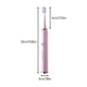 thumbnail image 3 of Cepillo de dientes eléctrico con 5 cabezales y 5 modos de limpieza | Resistente al agua IPX7 | 38&nbsp;000 pulsaciones/min para una limpieza profunda | Recargable por USB para adultos y viajes, 3 of 8