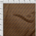 thumbnail image 2 of oneOone Cotton Cambric Fabric Leaves & Floral Block Print Sewing Fabric BTY 56 Inch Wide, 2 of 4
