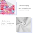 thumbnail image 4 of Valentine's Day Heart Towels 3 Pack Bath Towels for Bathroom Set Soft Cotton Highly Absorbent Lightweight & Quickdry Towel Set 1 Bath Towel,1 Hand Towel,1 Washclothe Wash cloth, 4 of 6