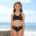 thumbnail image 2 of Shadoumai Girls Swimsuit 2 Piece Halterneck Tankini Bathing Suits for Teens Girl Size 9-16, 2 of 9