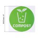 thumbnail image 2 of Etiqueta de reciclaje de basura Uxcell, paquete de 12, etiquetas autoadhesivas de reciclaje de basura de 4 pulgadas, 2 of 5