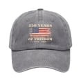 thumbnail image 3 of America Birthday Hat 1776 2026 250 Years Anniversary Hat for Men Low, 3 of 7