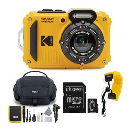 Kodak PIXPRO WPZ2 Rugged Waterproof 16MP Digital Camera with Accessory Bundle
