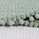 thumbnail image 4 of paquetes de fundas de almohada decorativas verde salvia de 22 x 22 pulgadas con pompones para, 4 of 5