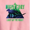 thumbnail image 2 of How to Train Your Dragon - Night Fury Light Up The Night  - Toddler And Youth Crewneck Fleece Sweatshirt, 2 of 4