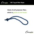 thumbnail image 3 of Champion Sports Tug of War Rope - 100 Feet, Blue, 3 of 5