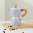 thumbnail image 5 of Opvise Moka Pot Espresso Maker 150ml Lightweight Stovetop Coffee Maker Easy to Use Italian Coffee Brewer for Rich Espresso Latte Cappuccino, 5 of 8