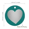 thumbnail image 6 of Inkdotpot Made With Love Wedding Bottle Tag Real Silver Foil Favor Hang Tags Pack Of 50, 6 of 6