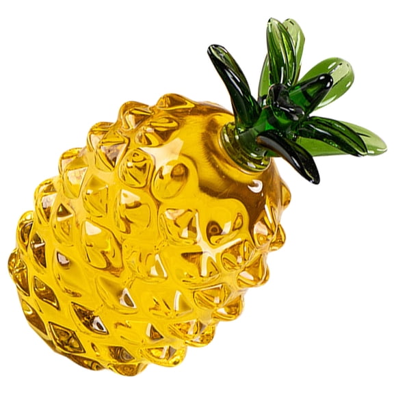 Crystal Pineapple Ornament Figurine Decorative Fruit Prop Gifts for An Anniversary Office Sculpture