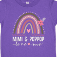 thumbnail image 4 of Inktastic Mimi and PopPop Love Me Rainbow Girls Toddler T-Shirt, 4 of 5