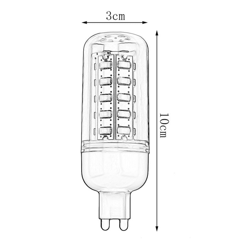 SHNORM 4 PCS LED Corn Bulbs 7W E14 E27 E26 G9 5730 110V SMD 36LED Corn Bulb Light Replacement Energy-Saving Spot Lamp 6000K Daylight White SHNORM 4 PCS LED Corn Bulbs 7W E14 E27 E26 G9 5730 110V SMD 36LED Corn Bulb Light Replacement Energy-Saving Spot Lamp 6000K Daylight White