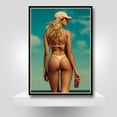 thumbnail image 4 of Impresiones de papel Kraft Vintage, pintura de chica Sexy, póster moderno para decoración del hogar, imagen artística de pared de chica caliente para sala de estar, Bar y Hotel, 4 of 4
