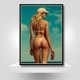 thumbnail image 4 of Impresiones de papel Kraft Vintage, pintura de chica Sexy, póster moderno para decoración del hogar, imagen artística de pared de chica caliente para sala de estar, Bar y Hotel, 4 of 4