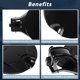 thumbnail image 4 of Tapa de puerta de tanque de combustible Unique Bargains para Chevrolet Silverado 1500 2500 3500 2007-2014, tapa de llenado de combustible para GMC Sierra 1500 2500 3500 No. 25871805/15940676 Negra, 4 of 7