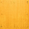 thumbnail image 1 of Ahgly Company Machine Washable Indoor Square Abstract Yellow Contemporary Area Rugs, 6' Square, 1 of 4