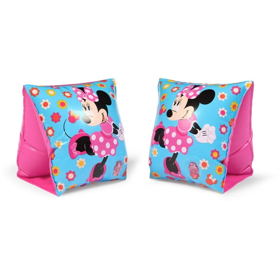 SwimWays Disney Minnie Mouse Unisex Swim Arm Floaties for Kids Age 3-5