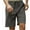 Dark Gray, variant on Kmdttou Men's Shorts Pack Summer Leisure Sports Elastic Waist Solid Color Drawstring Pocket Shorts (Available in Big & Tall)