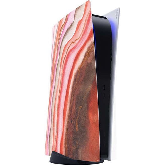 Skinit Geode Orange Watercolor Geode PS5 Digital Edition Console Skin