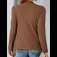 thumbnail image 4 of Blusas de Mujer de Larga Térmicas con Nudo Torcido, Cuello Alto, Informales, Ajustadas, Suaves y Elásticas. Color Café M, 4 of 6