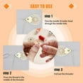 thumbnail image 4 of Unatoiry 5pcs/set Efficient Needle Threader For Quick And Convenient Threading Wire Loop Needle Threader 1Set, 4 of 6