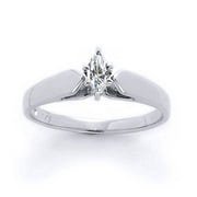 1/5 Carat Marquise Diamond Solitaire