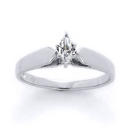 1/5 Carat Marquise Diamond Solitaire