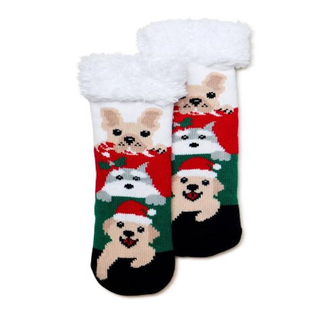 CHUANK Women‘s Slipper Socks 2-Pack One Size