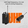 thumbnail image 4 of Yeacher Wireless Lavalier Microphone System Lapel Mic Noise Reduction with Transmitter and Mini Rechargeable Receiver Compatible with DSLR Camera Smartphone PA Speaker for Interview Video Recording, 4 of 8