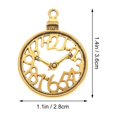 thumbnail image 3 of MLINS 60 Pcs Clock Shape Pendant Jewelry Pendants DIY Necklace Bracelet Key Chain Pendants, 3 of 6